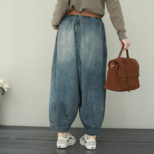 Load image into Gallery viewer, Vintage Blue Denim Pants Women Casual Jeans Q2231
