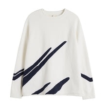 Load image into Gallery viewer, Women Creatively Patterned Round Collar Knit Sweater
