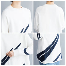 Load image into Gallery viewer, Women Creatively Patterned Round Collar Knit Sweater