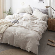 Load image into Gallery viewer, Pure Color Luxurious 100%Linen Bedding Set
