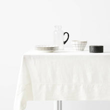 Load image into Gallery viewer, Simple Pure Color Washed Linen Tablecloth Handmade Tablecloth