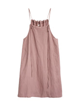 Load image into Gallery viewer, Summer Cool Pink Linen Strap Dresses Women Loose Sundress Q19063
