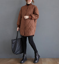 Load image into Gallery viewer, Women&#39;s Winter Coat, Long Coat for Women, Black Outwear Jacket