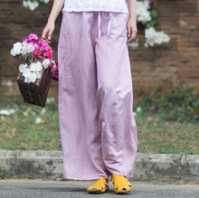 Load image into Gallery viewer, Loose Linen Casual Wide Legs Pants For Women
