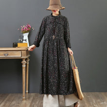 Load image into Gallery viewer, Women&#39;s Warm Loose Retro Floral Dress