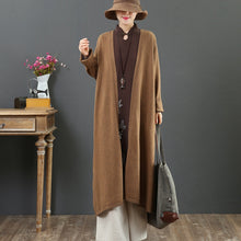 Load image into Gallery viewer, Women&#39;s Simple Loose V Neck Knit Cardigan
