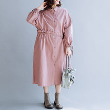 Load image into Gallery viewer, Agaric Lace Pink Casual Loose Women Dress
