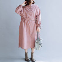 Load image into Gallery viewer, Agaric Lace Pink Casual Loose Women Dress