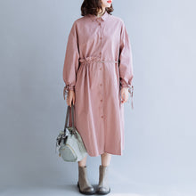 Load image into Gallery viewer, Agaric Lace Pink Casual Loose Women Dress
