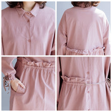 Load image into Gallery viewer, Agaric Lace Pink Casual Loose Women Dress
