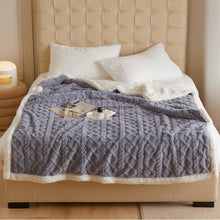 Load image into Gallery viewer, Soft Chunky Blanket, Fuzzy Throw Blanket, Cozy Blanket for Bed
