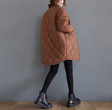 Load image into Gallery viewer, Women&#39;s Winter Coat, Long Coat for Women, Black Outwear Jacket