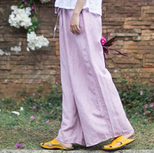 Load image into Gallery viewer, Loose Linen Casual Wide Legs Pants For Women
