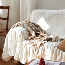 Load image into Gallery viewer, Soft Throw Blankets, Cozy Knitted Throw, Acrylic Blanket for Winter
