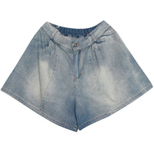 Load image into Gallery viewer, Summer Blue Casual Denim Shorts Women Loose Cowboy Short Pants K3060
