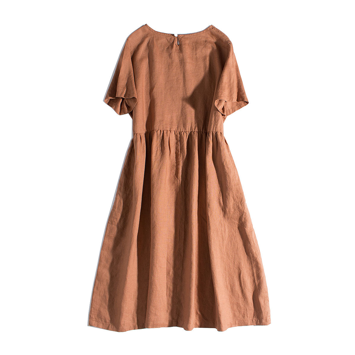 Simple Pure Color Linen Dresses Women Clothes FantasyLinen Simple Pure Color Linen Dresses Women Clothes FantasyLinen