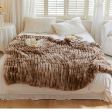 Load image into Gallery viewer, Chunky Blanket, Fuzzy Throw Blankets, Solid Color Plush Blanket