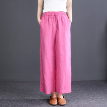 Load image into Gallery viewer, Linen Wide Leg Casual pants For Women K2734
