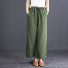 Load image into Gallery viewer, Linen Wide Leg Casual pants For Women K2734
