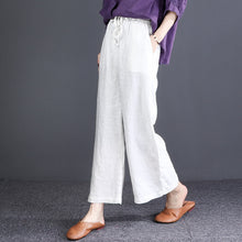 Load image into Gallery viewer, Linen Wide Leg Casual pants For Women K2734

