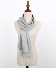 Load image into Gallery viewer, Pure Colors Fahion Wool Winter Warm Long Scarf Width Shawl Women Accessories J1102A - FantasyLinen
