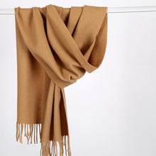 Load image into Gallery viewer, Pure Colors Fahion Wool Winter Warm Long Scarf Width Shawl Women Accessories J1102A - FantasyLinen
