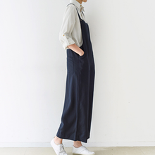 Load image into Gallery viewer, Loose Casual Linen Wide Leg Overalls For Women

