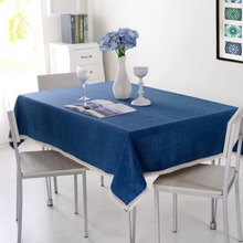 Load image into Gallery viewer, Linen Tablecloth, Pure Linen Tablecloth, Rustic Tablecloth, Wedding Tablecloth
