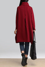 Load image into Gallery viewer, Red Art Warm Casual Loose Dress Women Tops Q2884A - FantasyLinen