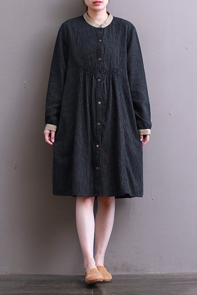 knee length dresses for ladies Lora Dress – True Bias main image 1