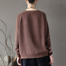 Load image into Gallery viewer, Sweater for Women, Crew Neck Sweater, Cropped Sweater

