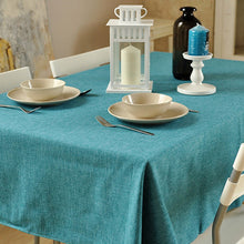 Load image into Gallery viewer, Linen Tablecloth In Various Colors. Round. Square. Rectangular Table Linens. Custom Linen Fabric Tablecloth
