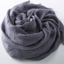 Load image into Gallery viewer, Cotton Linen Warm Long Scarf Women Accessories  Christmas gift Thanksgiving gift
