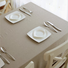 Load image into Gallery viewer, Natural Linen Tablecloth Pure Linen Table Cloth Wedding Tablecloth Rustic Table Cloth