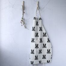 Load image into Gallery viewer, Simple Japanese Style Cotton Linen Parent-child Apron A18022
