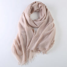 Load image into Gallery viewer, Cotton Linen Warm Long Scarf Women Accessories  Christmas gift Thanksgiving gift
