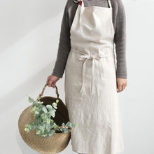 Load image into Gallery viewer, Japanese Style Cotton Linen Apron Waitress Bar Bakery Painter Florist Gardener Workwear A18024