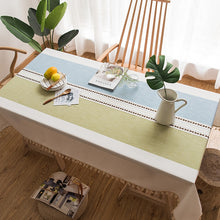 Load image into Gallery viewer, Cotton Linen Tablecloth.Custom Tablecloth.Kitchen Decor.Handmade Tablecloth
