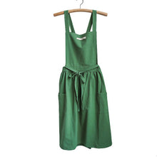 Load image into Gallery viewer, Korea Style Cotton Apron Gardener Waitress Bakery Florist Work Wear A18020
