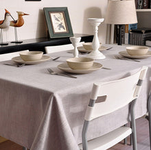 Load image into Gallery viewer, Linen Tablecloth In Various Colors. Round. Square. Rectangular Table Linens. Custom Linen Fabric Tablecloth
