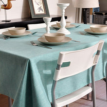 Load image into Gallery viewer, Linen Tablecloth In Various Colors. Round. Square. Rectangular Table Linens. Custom Linen Fabric Tablecloth
