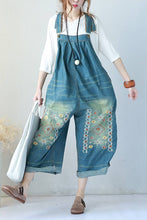 Load image into Gallery viewer, Blue Jeans Trousers Casual Loose Overalls Spring Jumpsuit For Women Q5851 - FantasyLinen