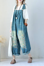 Load image into Gallery viewer, Blue Jeans Trousers Casual Loose Overalls Spring Jumpsuit For Women Q5851 - FantasyLinen
