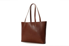 Load image into Gallery viewer, Vintage Genuine Leather Women Tote Bag Handmade Shopping Bag - FantasyLinen