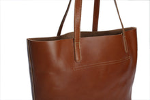 Load image into Gallery viewer, Vintage Genuine Leather Women Tote Bag Handmade Shopping Bag - FantasyLinen