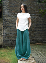 Load image into Gallery viewer, Cotton Linen Women Pants Autumn Women Trousers Casual Harem Pants
