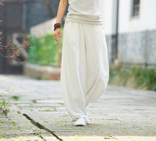 Load image into Gallery viewer, Cotton Linen Women Pants Autumn Women Trousers Casual Harem Pants
