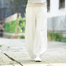 Load image into Gallery viewer, Cotton Linen Women Pants Autumn Women Trousers Casual Harem Pants
