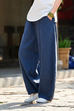 Load image into Gallery viewer, Cotton Linen Women Pants Autumn Women Trousers Casual Harem Pants
