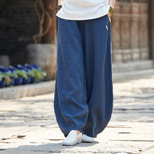 Load image into Gallery viewer, Cotton Linen Women Pants Autumn Women Trousers Casual Harem Pants
